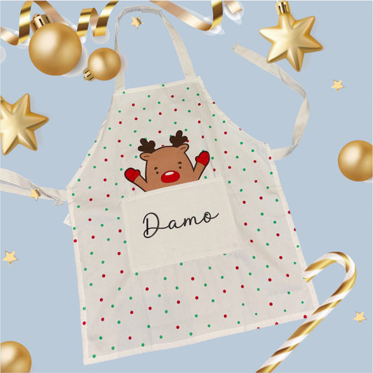 Reindeer Christmas Apron