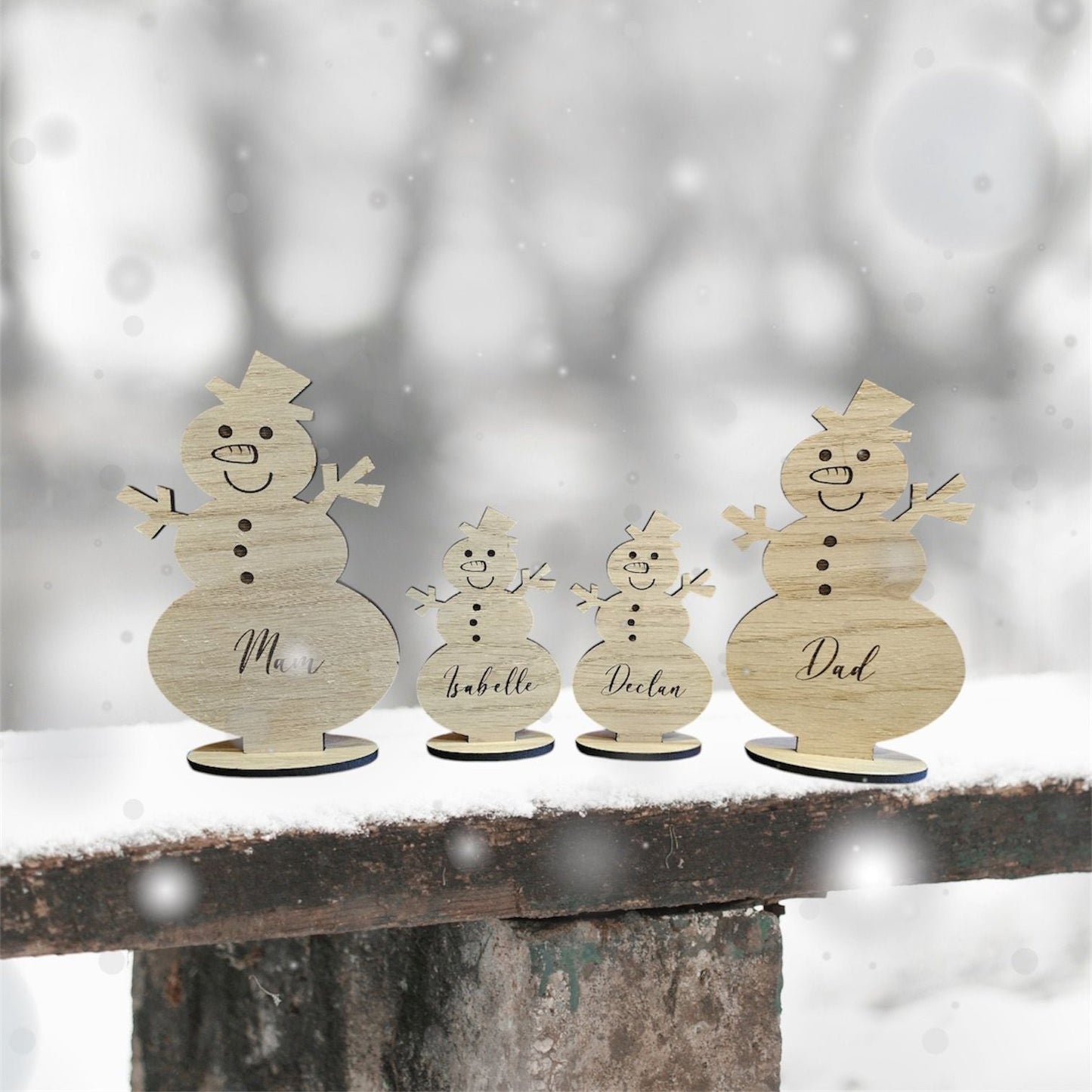 Snowman shelf decoration